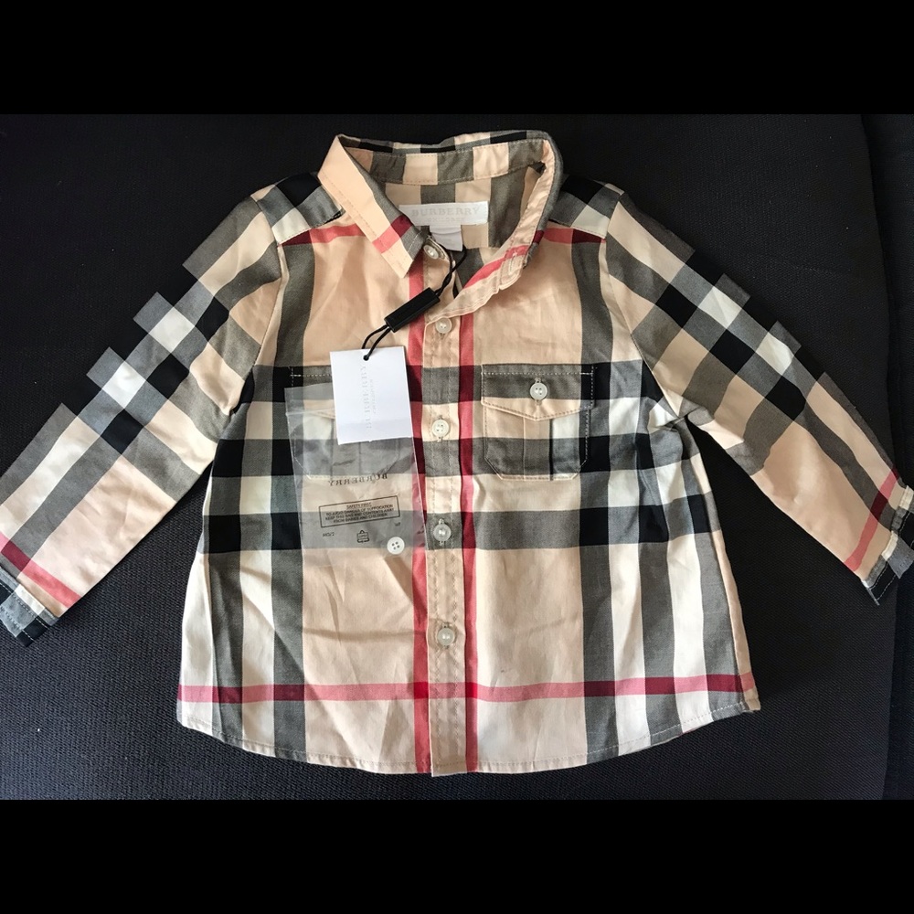 9m boys Burberry shirt